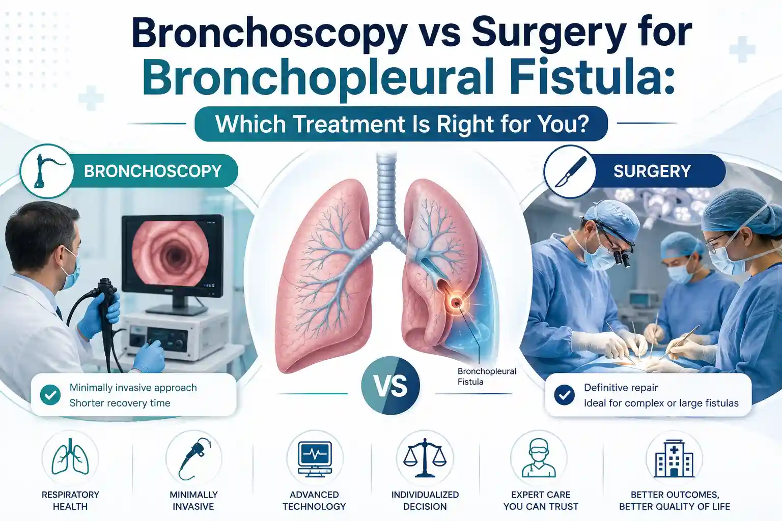 Bronchoscopy vs Surgery for Bronchopleural Fistula: Which Treatment Is Right for You?
