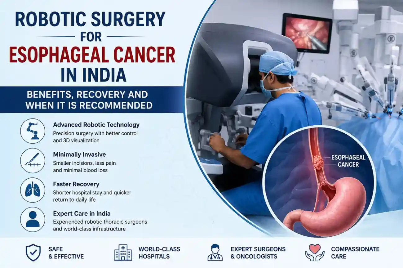 Robotic Surgery for Esophageal Cancer in India: Benefits, Recovery and When It Is Recommended
